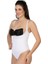 Beyaz Emay 2076 Göğüsü Açık String Body Korse 1