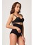 Siyah Emay 2708 Lazer Yüksek Bel Kesim Slip Korse 3