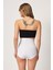 Beyaz Emay 2842 Lazer Dantelli Slip Korse 3