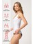 Beyaz Emay 2815 Double Cotton Korse Atlet 4