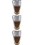 Yeni Stil Çift Cidarlı Uzun 400 ml Nescafe,Latte,Kahve, Meşrubat Bardak 3 Adet-2258 1