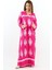 Prive Long 145 cm Maksi Boy %95 Pamuk Pembe Yazlık Uzun Elbise 3