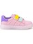 Royzo Cırtlı Işıklı Kız Çocuk Spor Ayakkabı Pudra - Mor 3