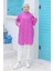 Fermuarlı Sırtı Yıldız Detaylı Tunik Fuşya - 24YT560 3