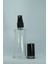 Parfüm Şişesi 100 ml (2 Adet) Eyfel Siyah Kapak Plastik Valf Boş Şişe 4