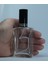 Boş Parfüm Şişesi 50 ml (2 Adet) Içbükey Siyah Metal Valf ve Kapak 3