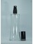 Boş Parfüm Şişesi 100 ml (3 Adet) Siyah Kapak Plastik Valf Eyfel Boş Şişe 3