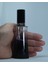Parfüm Şişesi 50 ml (2 Adet) Siyah Ieyfel Siyah Metal Valf ve Kapak Boş Şişe 2