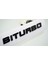 Biturbo Siyah Abs Bagaj Yazı Logo 1