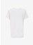 Kırık Beyaz Kadın Bisiklet Yaka Basic T-Shirt F4SL-TST0668 2
