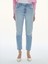 Ronna x Yüksek Bel Dar Paça Slim Jean Pantolon 2