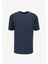 Bisiklet Yaka Düz Indigo Erkek T-Shirt SPBF4SM-TST5014 1