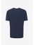 Bisiklet Yaka Düz Indigo Erkek T-Shirt SPBF4SM-TST5014 2
