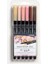 Graduate Aqua Brush Duo Çift Taraflı Skin Tones 6'lı Set 1