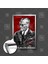 Mustafa Kemal Atatürk Imzası Beşiktaş Çerçeveli Dikey Kanvas Tablo 4