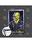 Mustafa Kemal Atatürk Imzası Fenerbahçe Sarı ve Lacivert Çerçeveli Dikey Kanvas Tablo 4