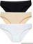 Kadın 6 Lı Safpamuk Cotton Fitilli Kumaş Bikini Külot 1