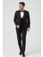 Los Angeles D2402 Slim Fit 6 Drop Damatlık Takım Elbise Siyah 1