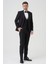 Los Angeles D2402 Slim Fit 6 Drop Damatlık Takım Elbise Siyah 3