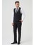 Chicago TY234 Slim Fit 6 Drop Yelekli Takım Elbise Siyah 4