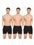 Erkek Penye Kumaş Uzun Paçalı Likralı Külot 3'lü Paket 2