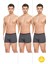 Erkek 3'lü Likralı Slim Fit Ince Kumaş Özel Paketinde Ekonomik Boxer 1