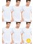 Erkek Slim Fit Sıfır Yaka Fanila T-Shirt 6'lı Paket 1