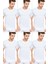 Erkek Slim Fit Sıfır Yaka Fanila T-Shirt 6'lı Paket 2