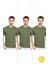 Erkek Slim Fit Sıfır Yaka Fanila T-Shirt 3'lü Paket 1