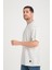 Zarf Yaka Detaylı Çizgili Oversize T-Shirt - Mint Yesili 5
