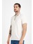 Premium Dik Çizgili Polo Yaka T-Shirt - Bej 5