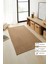Yıkanabilir Jüt Görünümlü Naturel Renk Balıksırtı Halı Kilim 80 x 150 cm 1