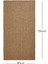 Yıkanabilir Jüt Görünümlü Naturel Renk Balıksırtı Halı Kilim 80 x 150 cm 4