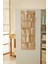 Bej 16 Cepli Çok Amaçlı Askılı Dolap İçi Banyo Mutfak Düzenleyici Terlik Organizer 45x125 cm 1