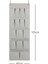 Gri 16 Cepli Çok Amaçlı Askılı Dolap İçi Banyo Mutfak Düzenleyici Terlik Organizer 45x125 cm 2