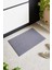288 Gr Kaymaz Tabanlı Gri Renk Kapı Önü Paspası 40 X 60 Cm 1