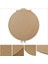 Naturel Jüt Halı Kilim 120 cm çap 6