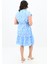 Kadın Büyük Beden Puantiye Detaylı Elbise 5226-25 4