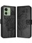 Motorola Kenar 40 5g Manyetik Kapak Kapak Premium Deri Kabartma (Yurt Dışından) 5