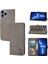 Cüzdan Kılıf iphone 15 Pro Max Tüm Yuvarlak Koruma Kabartmalı Manyetik (Yurt Dışından) 1