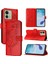 Motorola Kenar 40 5g Manyetik Kapak Kapak Premium Deri Kabartma (Yurt Dışından) 5