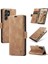 Samsung Galaxy S23 Ultra Kılıf Için Flip Case Kart Yuvası Kickstand Flip Folio (Yurt Dışından) 1