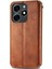 Tecno Spark 20 4g Deri Çanta Moda Tasarımı Zarif Iş Için Kılıf (Yurt Dışından) 4
