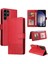 Samsung Galaxy S23 Ultra Üç Kart Yuvaları Kickstand Premium Için Flip Case (Yurt Dışından) 4