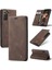 Samsung Galaxy S21 Fe Flip Case Için Folio Kitap Vintage Pu Deri (Yurt Dışından) 1