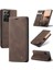 Samsung Galaxy S21 Ultra Kılıf Için Flip Case Kart Yuvası Kickstand Manyetik (Yurt Dışından) 1