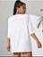 Kadın Yıldız Baskılı Oversize Salaş T-Shirt 2
