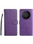 Huawei Mate 60 Pro Için Flip Case Yüksek Kalite Deri Klasik Düz Renk (Yurt Dışından) 5