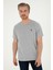 Erkek Gri Melanj Tişört Basic 50279632-VR086 1