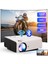 Wifi ve Bluetooth Özellikli Mini Projektör, Dış Mekan Ev Sineması Için 4K Taşınabilir Film Projektörü, Hdmı, Usb, Av Bağlantı Noktaları T01 2
